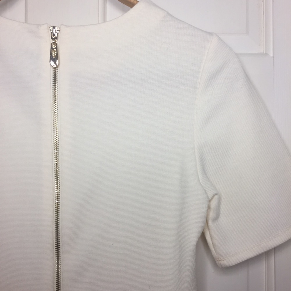 WD.NY | Peplum Cream Top. Size M - Picture 5 of 8